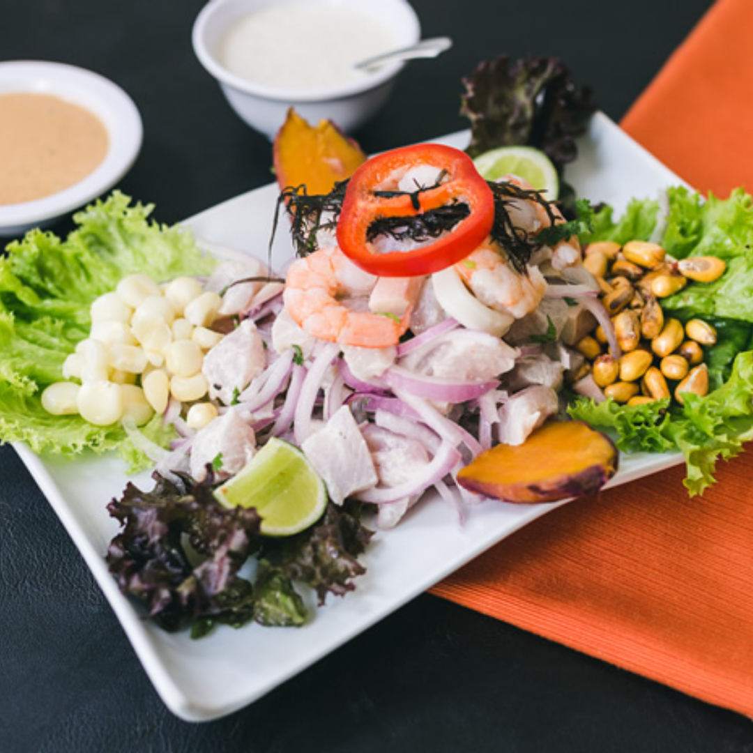 Ceviche Mixto de la Casa.